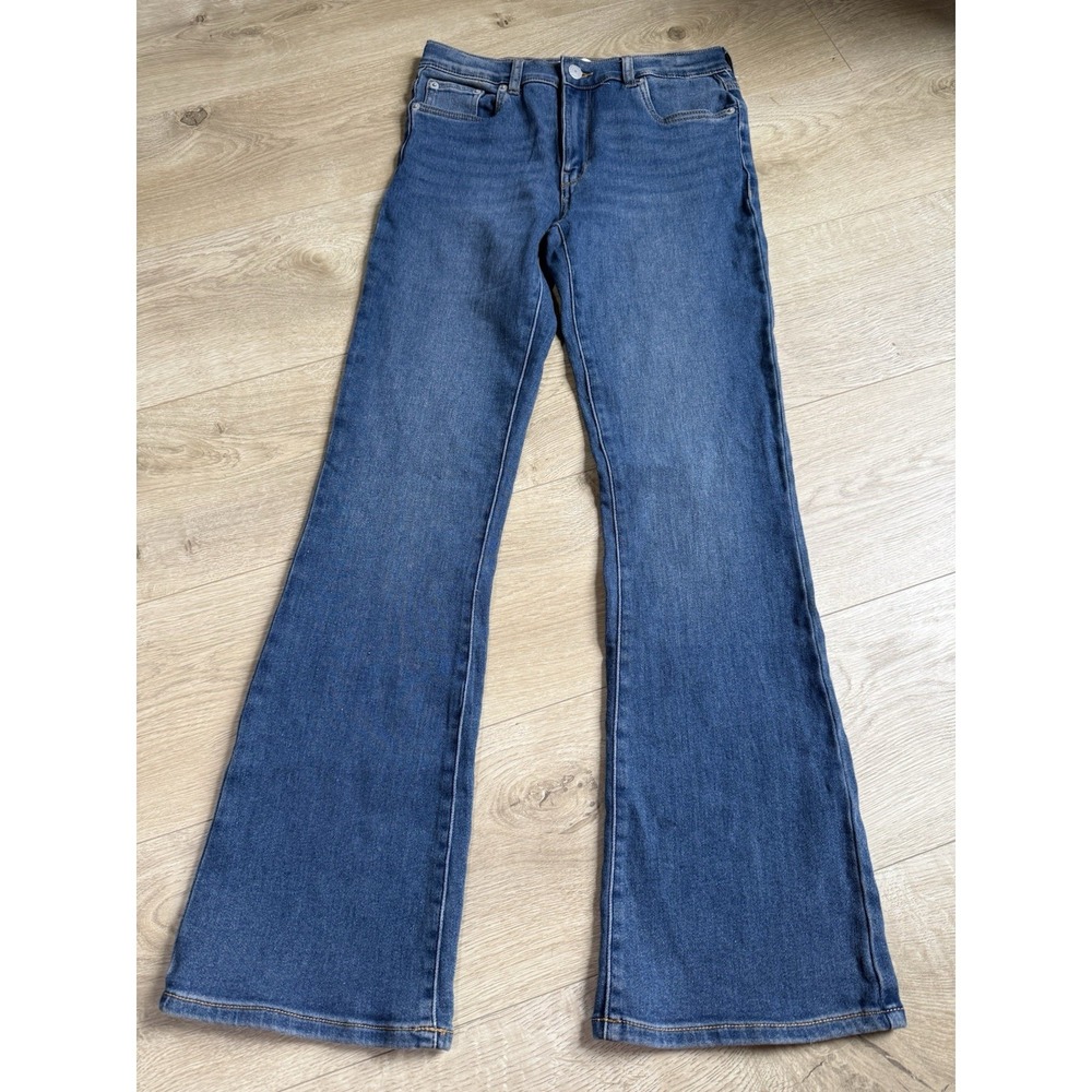 EUC Kids Girls Levi's 726 Flare Stretch Jeans Adjustable Waist Size 14